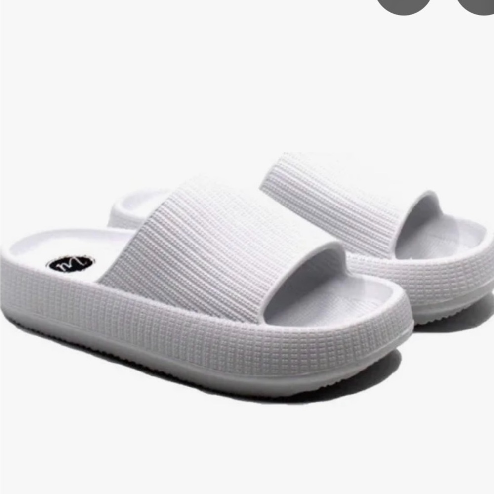 Matisse White Beach Slides